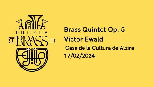 Brass Quintet Op. 5 - Victor Ewald смотреть онлайн