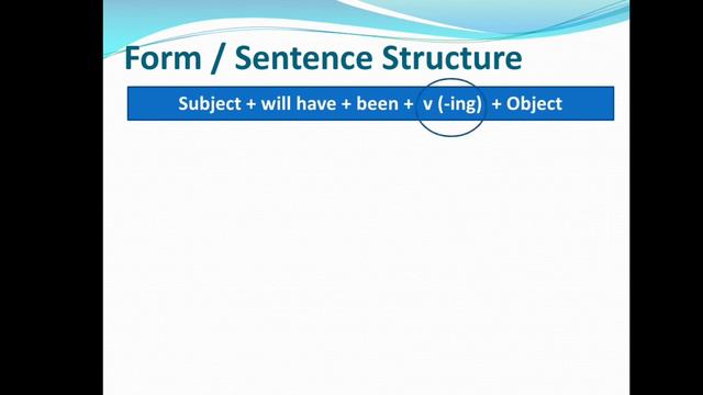 English Grammar Tenses Explanations Online 12 Future Perfect Continuous смотреть онлайн