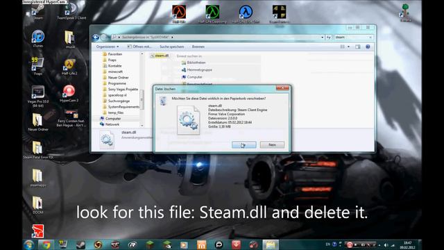 Steam Error FIX  Could Not Load Filesystem Dll Win7 XP) Solucion