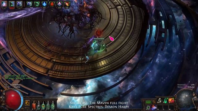 PoE 3.16 - Demon Harpy Vs Maven & Mino - Pure Spectres - Spectre Showcase - Scourge League