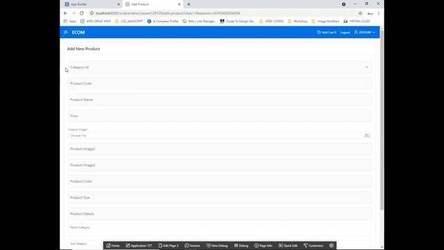 Shopping Cart Application in Oracle APEX смотреть онлайн