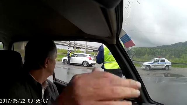 А/д Юрюзань-Вязовая.Общение с ГИБДД. смотреть онлайн