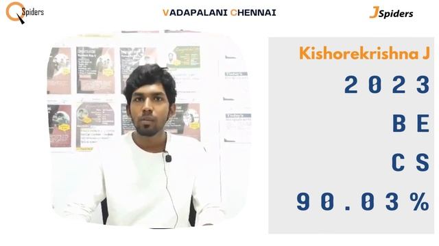 Success story of Mr.Kishorekumar J as a software Engineer Qspiders vadapalani Chennai смотреть онлайн