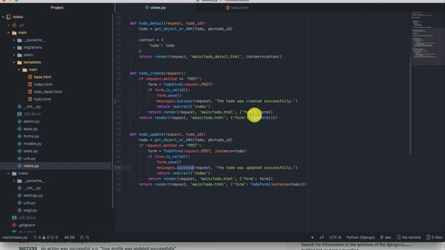 Django 2 tutorial 19 - Displaying Bootstrap alert messages using Django's messaging framework смотреть онлайн