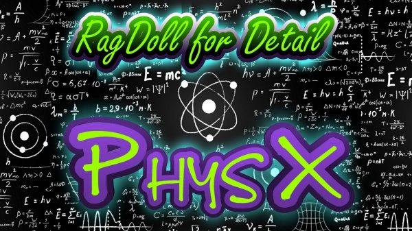 Autodesk Maya + PhysX - RagDoll для деталей персонажа