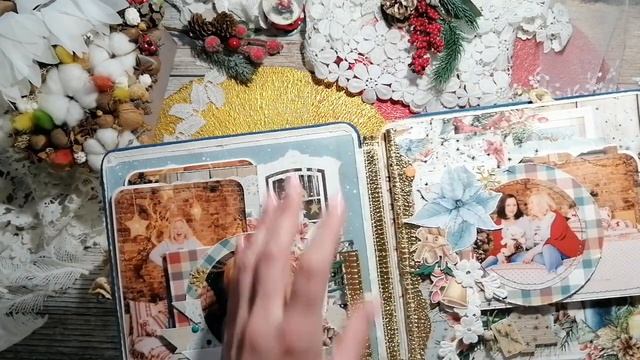 Пряник-победитель! / Обзор новогоднего скрап альбома с фото / Mintay by Karola "Home for Christmas" смотреть онлайн