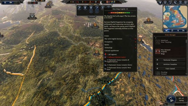 انطباع كامل للعبة Total War Saga Thrones of Britannia смотреть онлайн