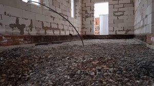 полы по грунту отсыпка котельной и хозпомещения щебнем