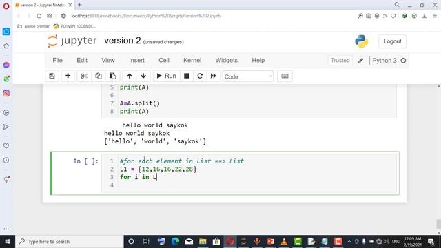 31. Python :for each in list смотреть онлайн
