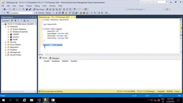 C# Guest-List Project using ADO.NET смотреть онлайн