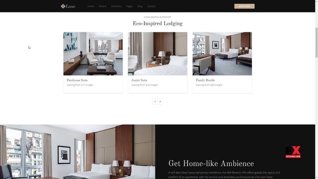 Hotel Luxe - Hotel WordPress Theme for Hotel Booking Dusty India смотреть онлайн