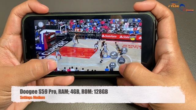 Doogee S59 Pro NBA 2K20 Gameplay - Filipino | Medium Settings | смотреть онлайн