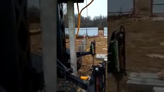 сваи забивные 150 мм, глина, на 1 см... смотреть онлайн