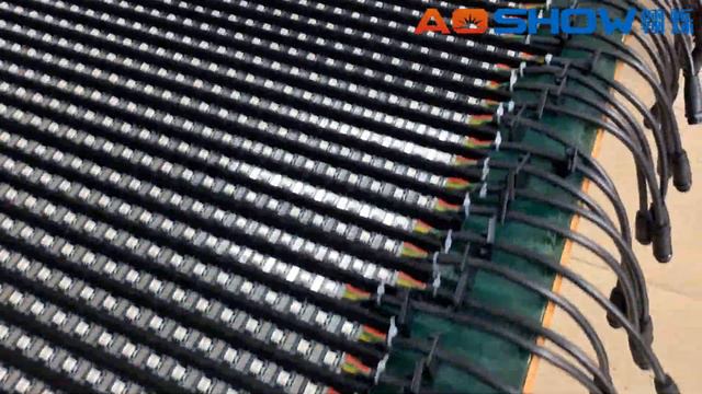 Aoshowled Production Black Rigid LED Pixel Bar Double-data WS2815 SPI RGB 12V 60Pixels/60LEDs/M IP6 смотреть онлайн