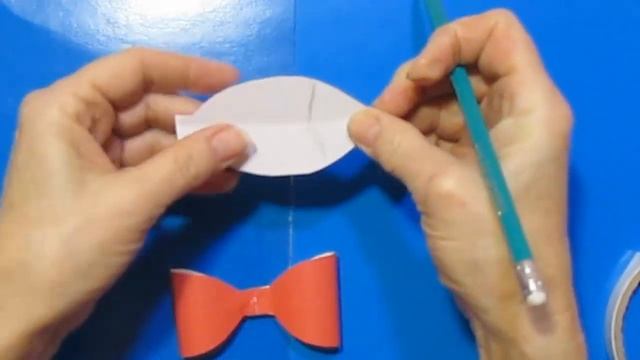 Как сделать Красивый бант из бумаги на подарок, открытку своими руками/легко бантик из бумаги МК смотреть онлайн