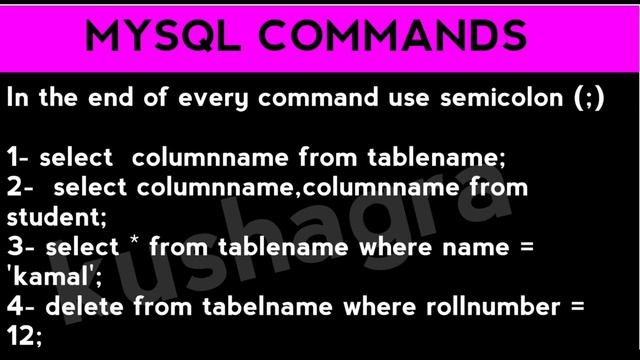 Mysql commands | Class 11 information practices | IP смотреть онлайн