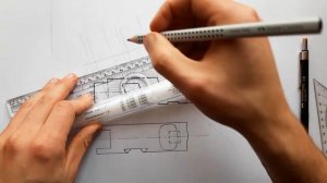 СТРОИМ НАКЛОННОЕ СЕЧЕНИЕ. ЦИЛИНДР С ВЫРЕЗАМИ. Проекционное черчение. Инженерная графика.