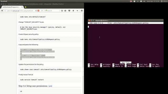 Tutorial: DSpace (02 from 16) - setup Ubuntu server for DSpace смотреть онлайн