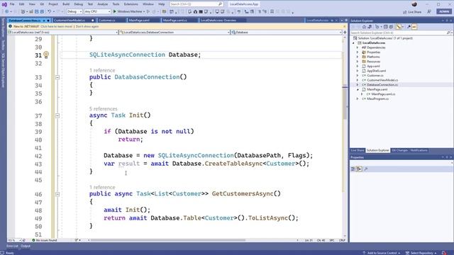 Local Data Access in .NET MAUI with SQLite and MVVM смотреть онлайн