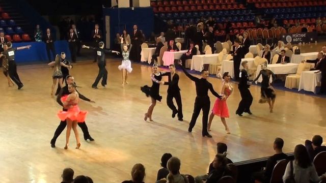 Кубок Оникса Ча-ча 1-4 до В Жихарев Артем и Дьячковская Валерия смотреть онлайн
