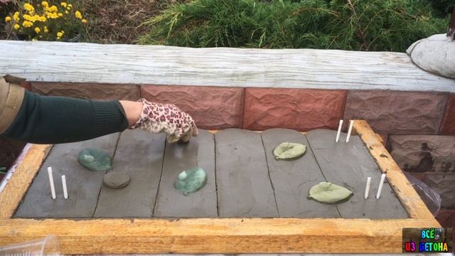 МИНИ ЗАБОРЧИК СВОИМИ РУКАМИ, часть 1 / MINI CONCRETE FENCE Part 1 - DIY смотреть онлайн