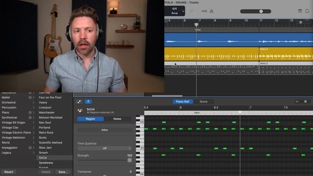 Customize GarageBand Drummer for YOUR song | The ULTIMATE GarageBand Beginner's Guide (Pt 14) смотреть онлайн