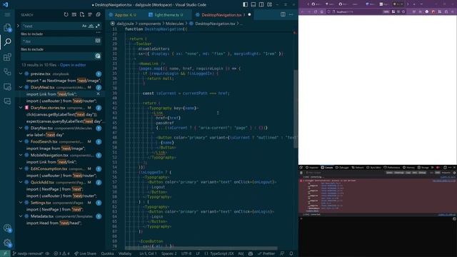 Replacing NextJS with Vite in the calorie counting web app - Chill Sunday morning coding stream VOD смотреть онлайн