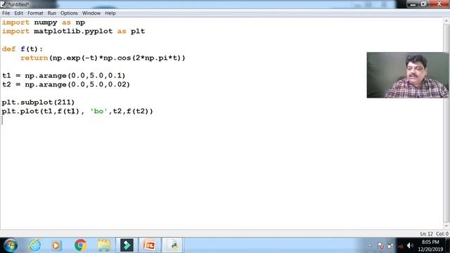 matplotlib for python (Lecture7) : Draw the Sub Plots смотреть онлайн