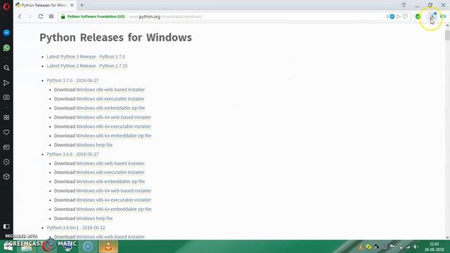 How to download and Install Python on windows 8/10 смотреть онлайн