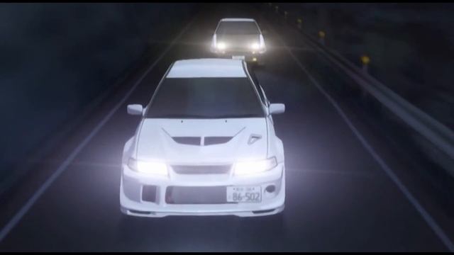 [ Initial D ] AE86 vs EVO6 | Upscaled 4K смотреть онлайн