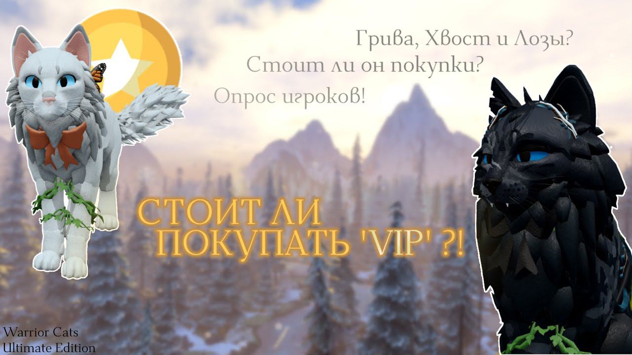СТОИТ ЛИ ПОКУПАТЬ 'VIP' В WC:UE?! | Опрос/Игровой пасс/Обзор | Warrior Cats: Ultimate Edition смотреть онлайн