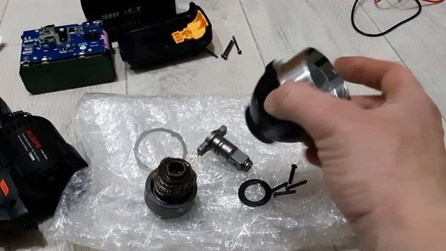 ГАЙКОВЁРТ ALLSOME 168VF 520N.m с батареей 20800mah краткий разбор , что внутри его