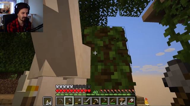 АСМР Майнкрафт на Одном Блоке #21 | Какие профессии дать жителю? | ASMR Minecraft OneBlock смотреть онлайн