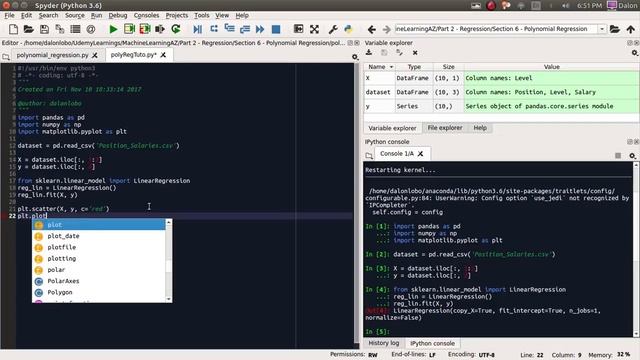 Data Science: Part3: Polynomial Regression смотреть онлайн