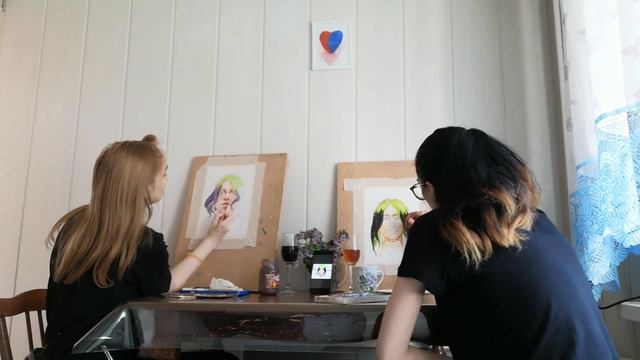Рисуем Billie Eilish , рассуждаем о творческих идеях, и как не помереть от грустных певиц. смотреть онлайн