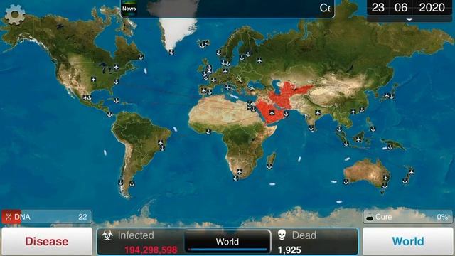 Plague Inc. - Bacteria Brutal Walkthrough without genetic codes смотреть онлайн
