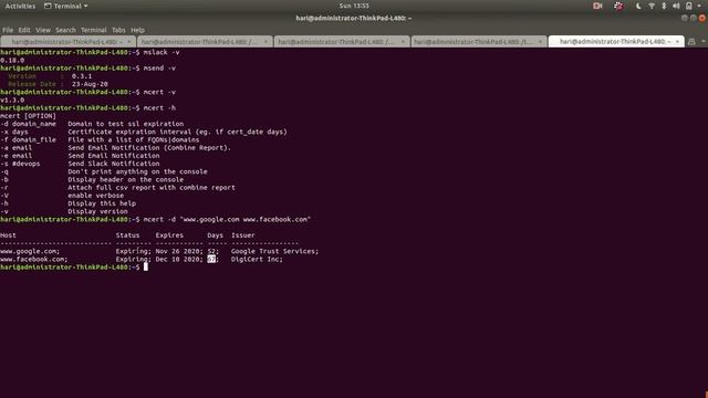 mCert - Monitor SSL Certificate Smartly with Linux CLI. смотреть онлайн