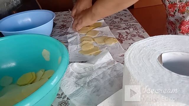 Управляюсь// Первый раз жарю чипсы//