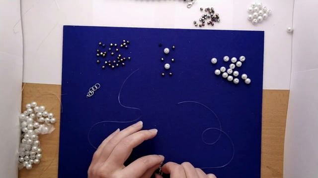Браслет из жемчуга и хрустальных бусин своими руками для начинающих: мастер-класс / Bracelet DIY смотреть онлайн
