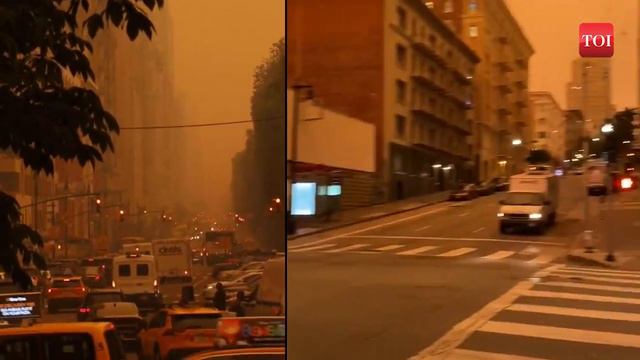 New York, cities in US are struggling with dangerous AIR QUALITY | Canadian wildfires responsible смотреть онлайн