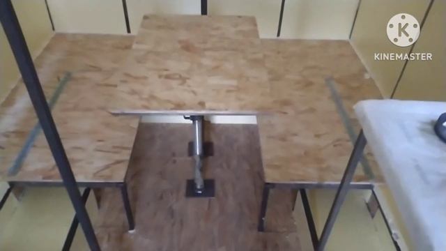 Дом на колёсах- телескопический стол- кровать. смотреть онлайн