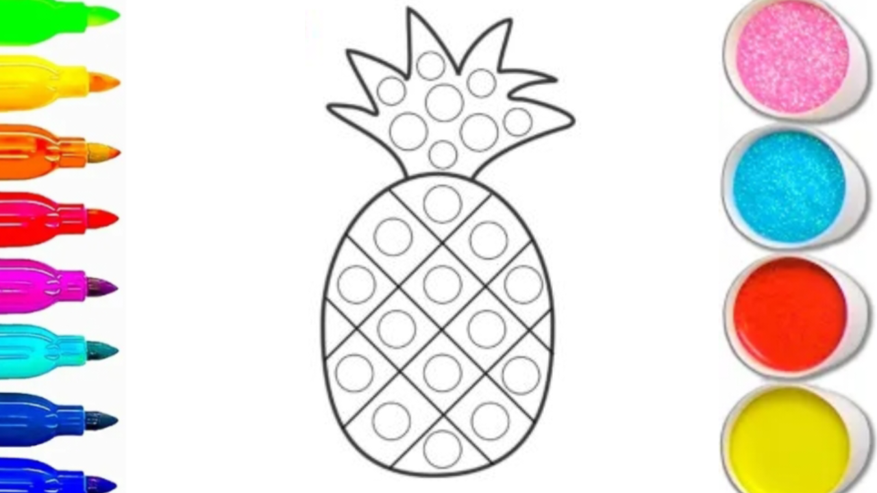 КАК НАРИСОВАТЬ АНАНАС смотреть онлайн