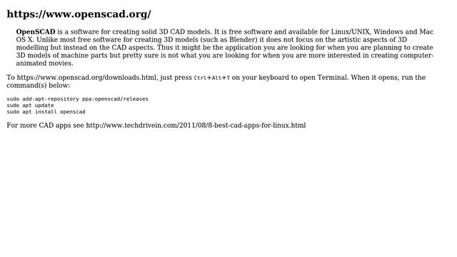 Ubuntu: Any 3D CAD programs for Ubuntu? (6 Solutions!!) смотреть онлайн