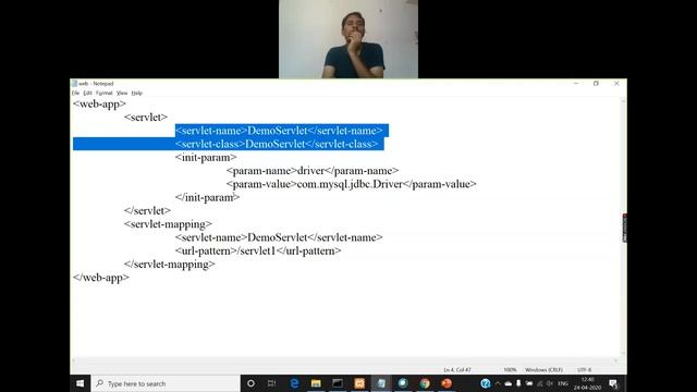 Reading Servlet Initialization Parameters смотреть онлайн