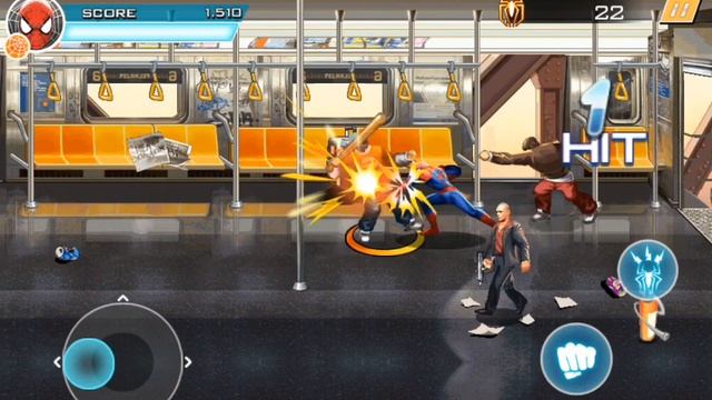 TASM 2 Part 1 Subway (The Amazing Spiderman 2 java mobile game). смотреть онлайн