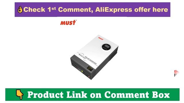 MUST PH1800 Pro 3000W 24V Home Hybrid Solar Inverter смотреть онлайн
