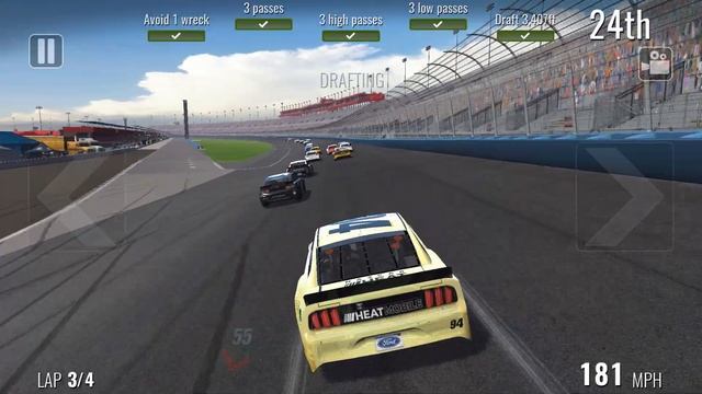 NASCAR Heat Mobile Android Gameplay [1080p/60fps] смотреть онлайн