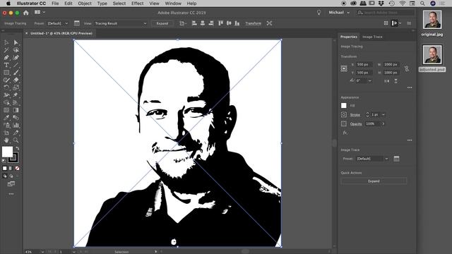Controlling an Illustrator Image Trace with Photoshop смотреть онлайн