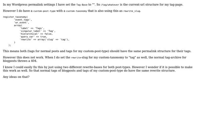 Wordpress: Permalinks: custom structure for taxonomy - tags? смотреть онлайн