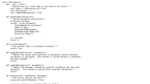GIS: Creating tfb file in Python Toolbox? смотреть онлайн